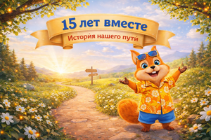 «15 лет вместе: История нашего пути»